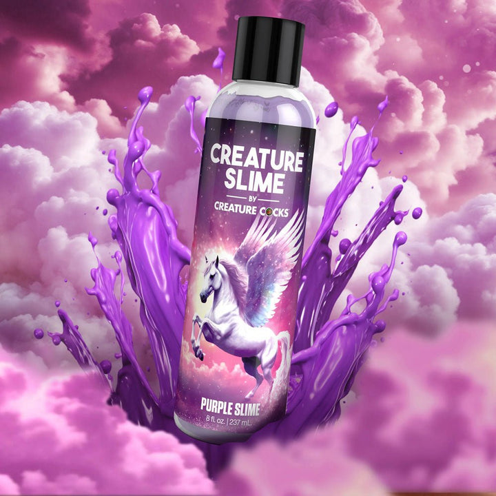 Buy Creature Slime by Creature Cocks - Purple Slime - Purple Water Based Lubricant - 237 ml Bottle – Naughtyhut NZ sex toys online. Discreet delivery & top brands.