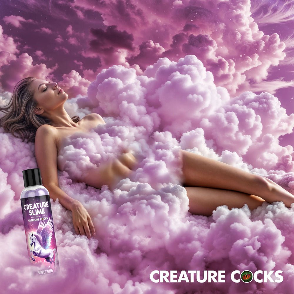 Buy Creature Slime by Creature Cocks - Purple Slime - Purple Water Based Lubricant - 237 ml Bottle – Naughtyhut NZ sex toys online. Discreet delivery & top brands.