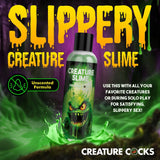 Buy Creature Slime by Creature Cocks - Green Slime - Green Water Based Lubricant - 237 ml Bottle – Naughtyhut NZ sex toys online. Discreet delivery & top brands.