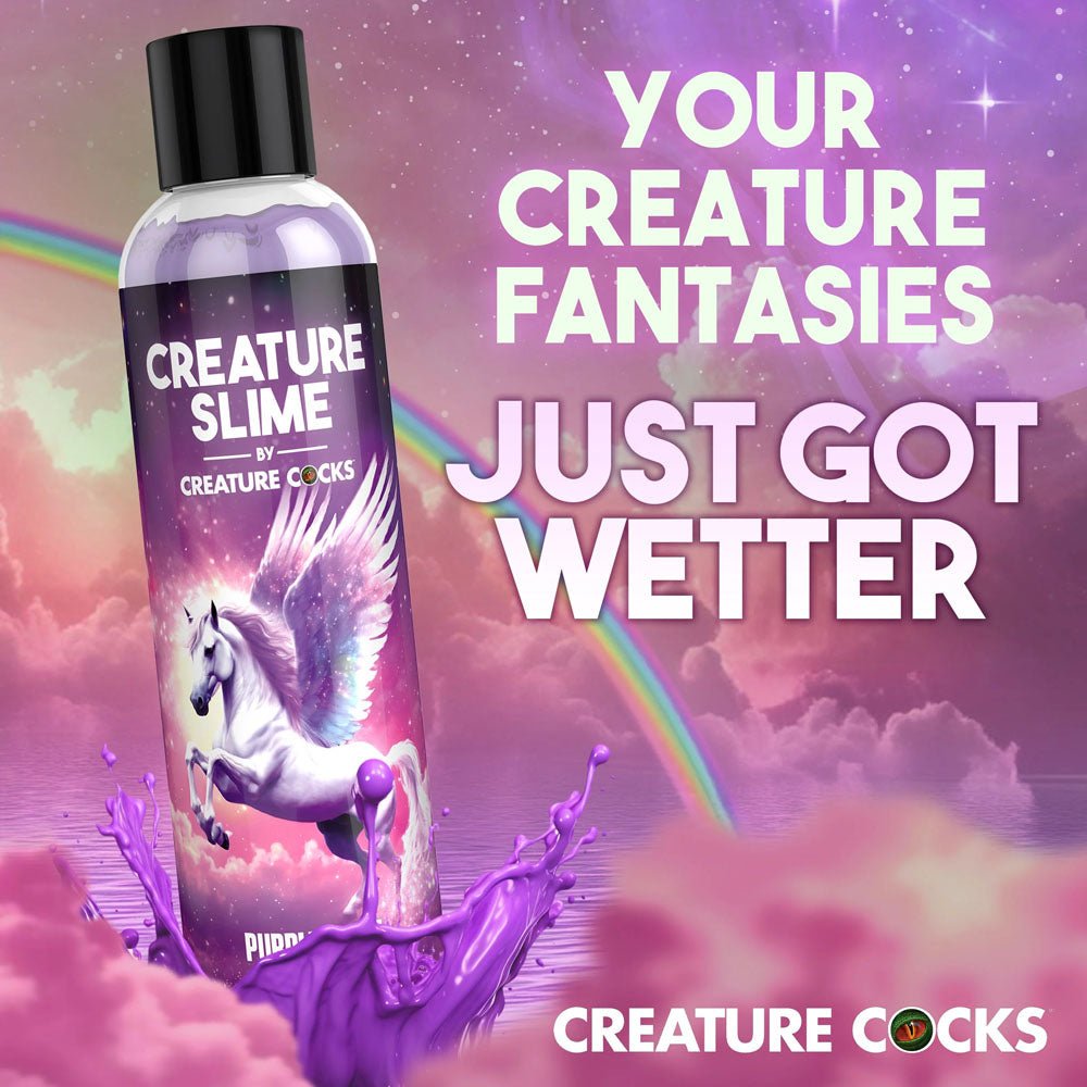 Buy Creature Slime by Creature Cocks - Purple Slime - Purple Water Based Lubricant - 237 ml Bottle – Naughtyhut NZ sex toys online. Discreet delivery & top brands.