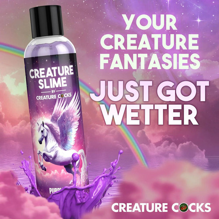 Buy Creature Slime by Creature Cocks - Purple Slime - Purple Water Based Lubricant - 237 ml Bottle – Naughtyhut NZ sex toys online. Discreet delivery & top brands.