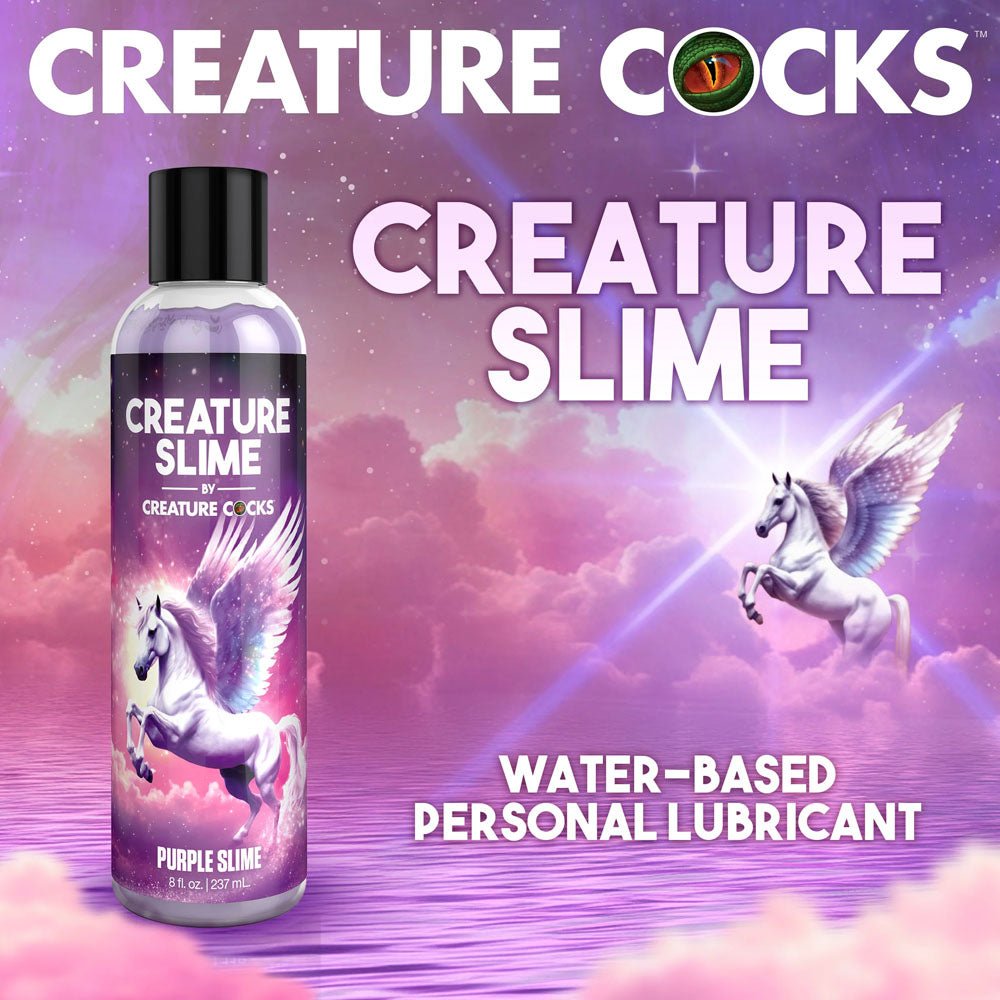 Buy Creature Slime by Creature Cocks - Purple Slime - Purple Water Based Lubricant - 237 ml Bottle – Naughtyhut NZ sex toys online. Discreet delivery & top brands.