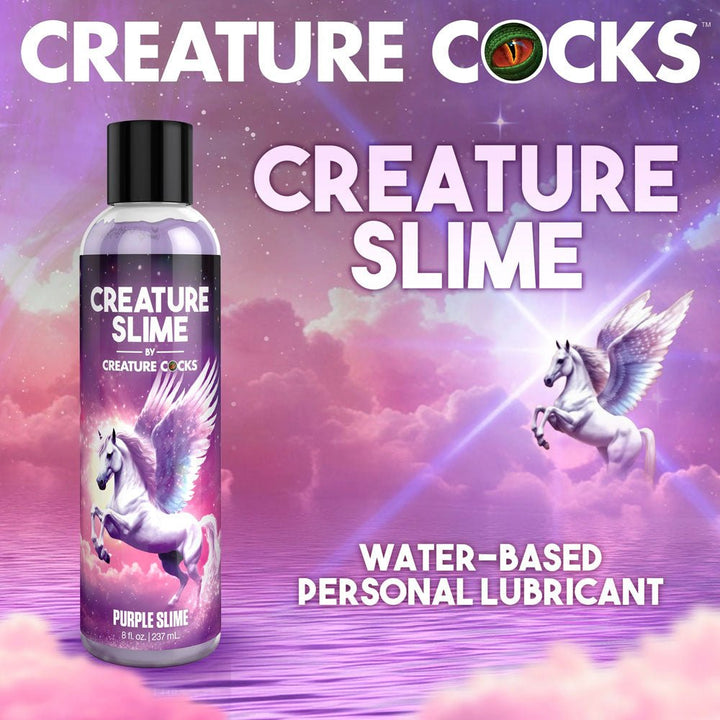 Buy Creature Slime by Creature Cocks - Purple Slime - Purple Water Based Lubricant - 237 ml Bottle – Naughtyhut NZ sex toys online. Discreet delivery & top brands.
