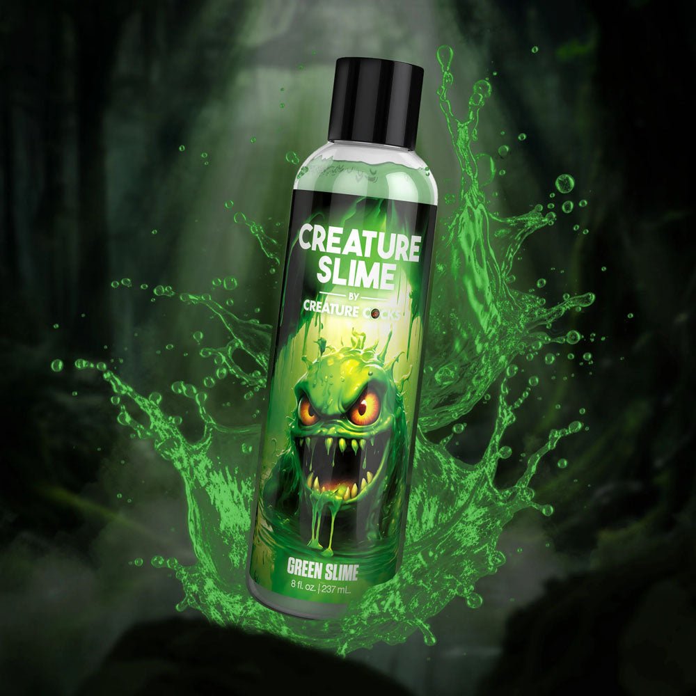 Buy Creature Slime by Creature Cocks - Green Slime - Green Water Based Lubricant - 237 ml Bottle – Naughtyhut NZ sex toys online. Discreet delivery & top brands.