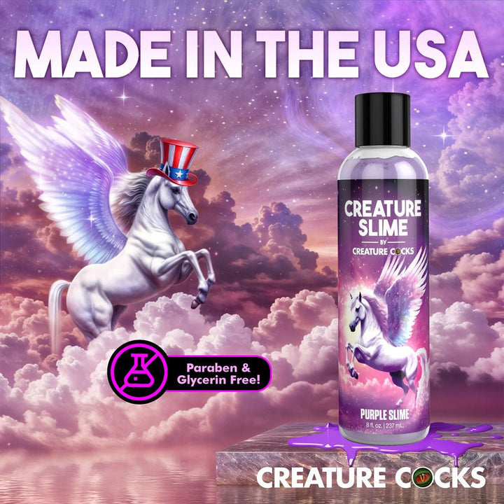 Buy Creature Slime by Creature Cocks - Purple Slime - Purple Water Based Lubricant - 237 ml Bottle – Naughtyhut NZ sex toys online. Discreet delivery & top brands.