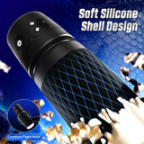 Buy CyberSkin The Warrior - Black USB Rechargeable Sucking & Vibrating Auto Masturbator – Naughtyhut NZ sex toys online. Discreet delivery & top brands.