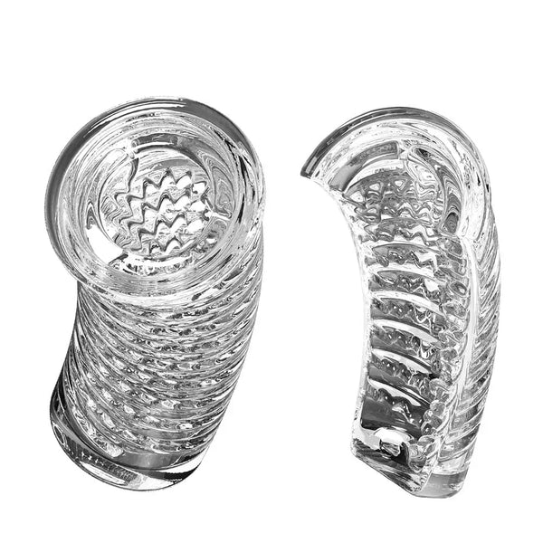 CyberSkin Galaxy Voy replacement sleeve, clear textured interior shown in cutaway