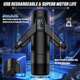 Buy CyberSkin The Wing - Black USB Rechargeable Thrusting & Massaging Auto Masturbator with Heater – Naughtyhut NZ sex toys online. Discreet delivery & top brands.