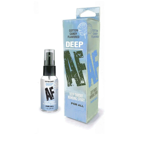 Deep AF - Cotton Candy - Cotton Candy Flavoured Deep Throat Spray - 29 ml – Sex toys NZ by Naughtyhut. Discreet delivery nationwide.
