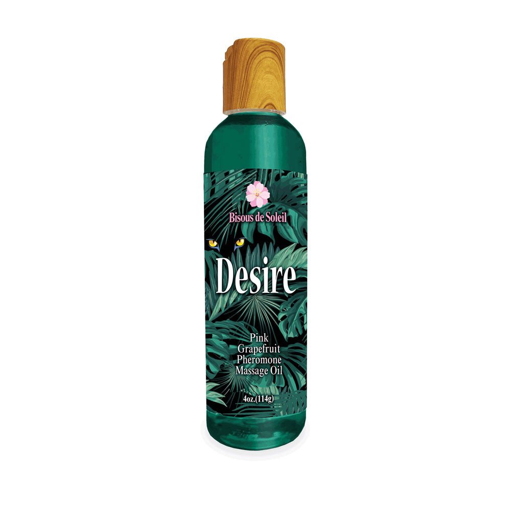 Buy Desire Pheromone Massage Oil - Pink Grapefruit Scented Pheromone Massage Oil - 118 ml – Naughtyhut NZ sex toys online. Discreet delivery & top brands.