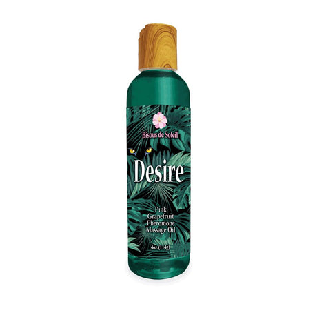 Buy Desire Pheromone Massage Oil - Pink Grapefruit Scented Pheromone Massage Oil - 118 ml – Naughtyhut NZ sex toys online. Discreet delivery & top brands.