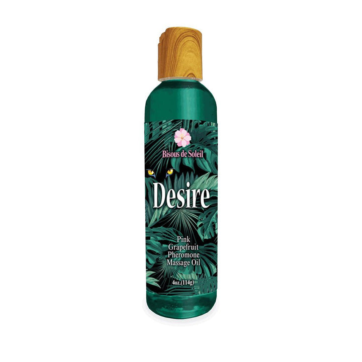 Buy Desire Pheromone Massage Oil - Pink Grapefruit Scented Pheromone Massage Oil - 118 ml – Naughtyhut NZ sex toys online. Discreet delivery & top brands.