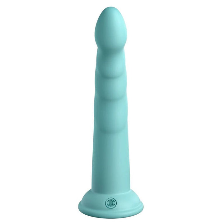 Dillio Platinum Slim Seven - Teal - Teal 17.8 cm (7'') Dong – Sex toys NZ by Naughtyhut. Discreet delivery nationwide.
