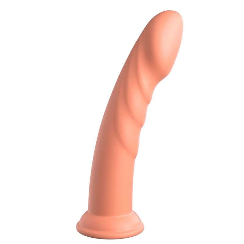 Dillio Platinum Super Eight - Peach - Peach 20.3 cm (8'') Dong – Sex toys NZ by Naughtyhut. Discreet delivery nationwide.