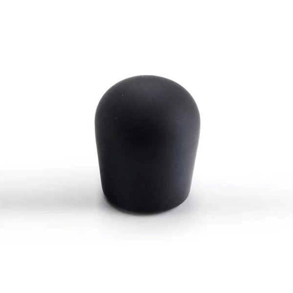 Doxy replacement wand head in Black, dome shape on white