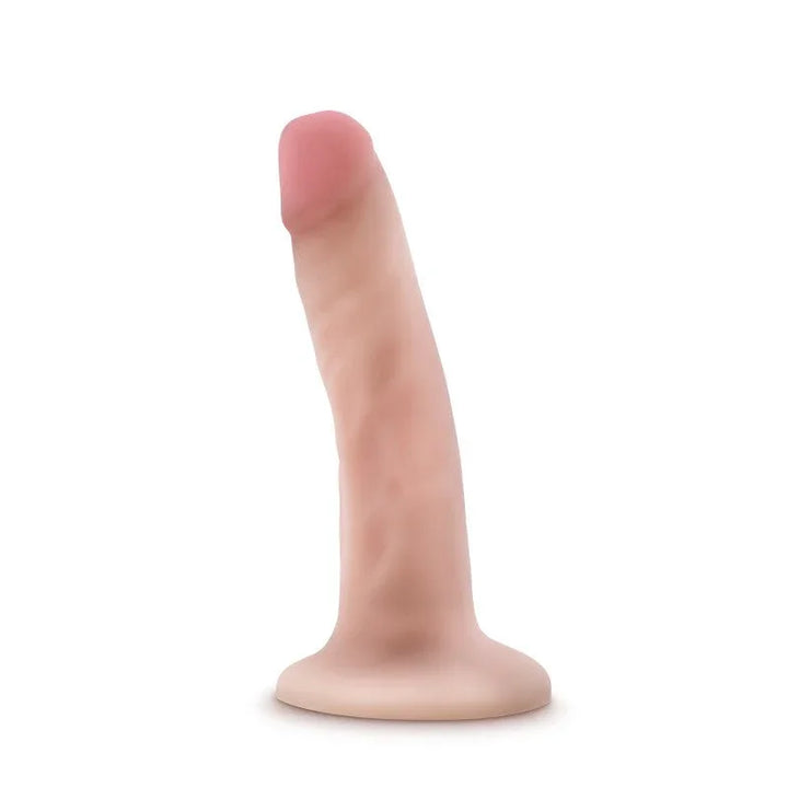 Dr. Skin Dr. Lucas standing upright on its suction base, smooth tapered shaft