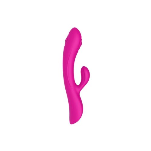 Buy Dr42: Double Thumping Rabbit Vibrator - Pink – Naughtyhut NZ sex toys online. Discreet delivery & top brands.