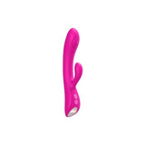 Buy Dr42: Double Thumping Rabbit Vibrator - Pink – Naughtyhut NZ sex toys online. Discreet delivery & top brands.