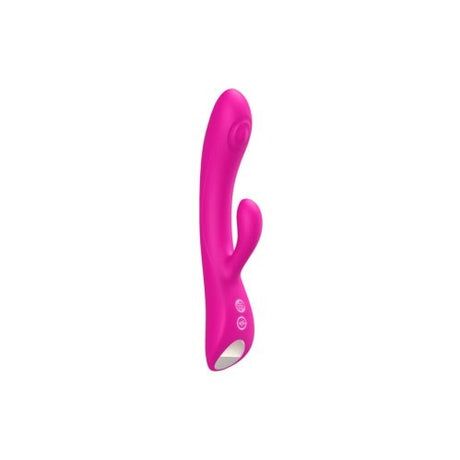 Buy Dr42: Double Thumping Rabbit Vibrator - Pink – Naughtyhut NZ sex toys online. Discreet delivery & top brands.