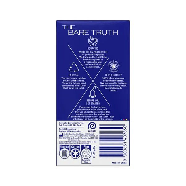 Durex Originals Regular Fit Condoms - Regular Fit Latex Condoms - 10 Pack + 2 Free – Sex toys NZ by Naughtyhut. Discreet delivery nationwide.