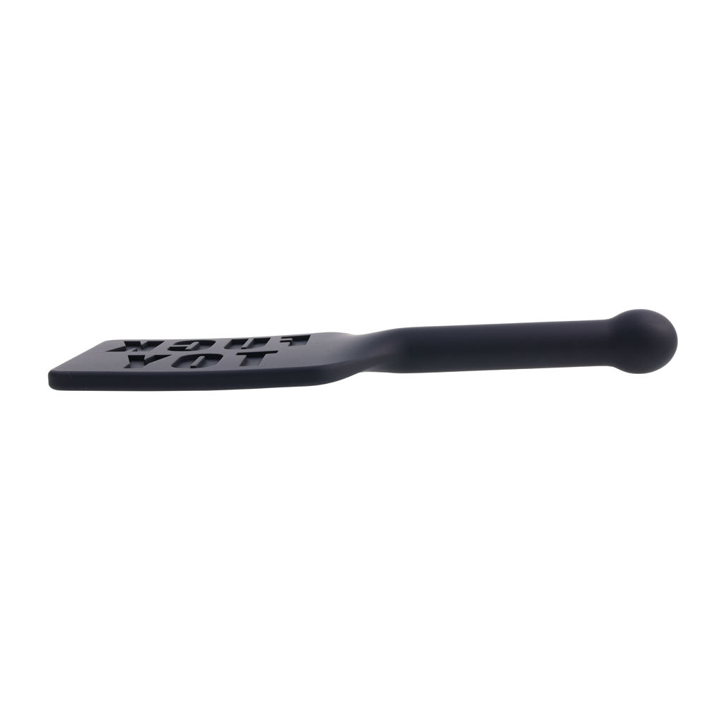 EDGE FUCK TOY Silicone Paddle - Black Silicone Spanking Paddle – Sex toys NZ by Naughtyhut. Discreet delivery nationwide.