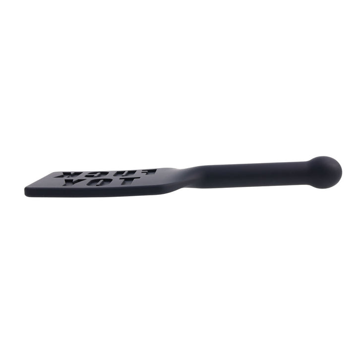 EDGE FUCK TOY Silicone Paddle - Black Silicone Spanking Paddle – Sex toys NZ by Naughtyhut. Discreet delivery nationwide.