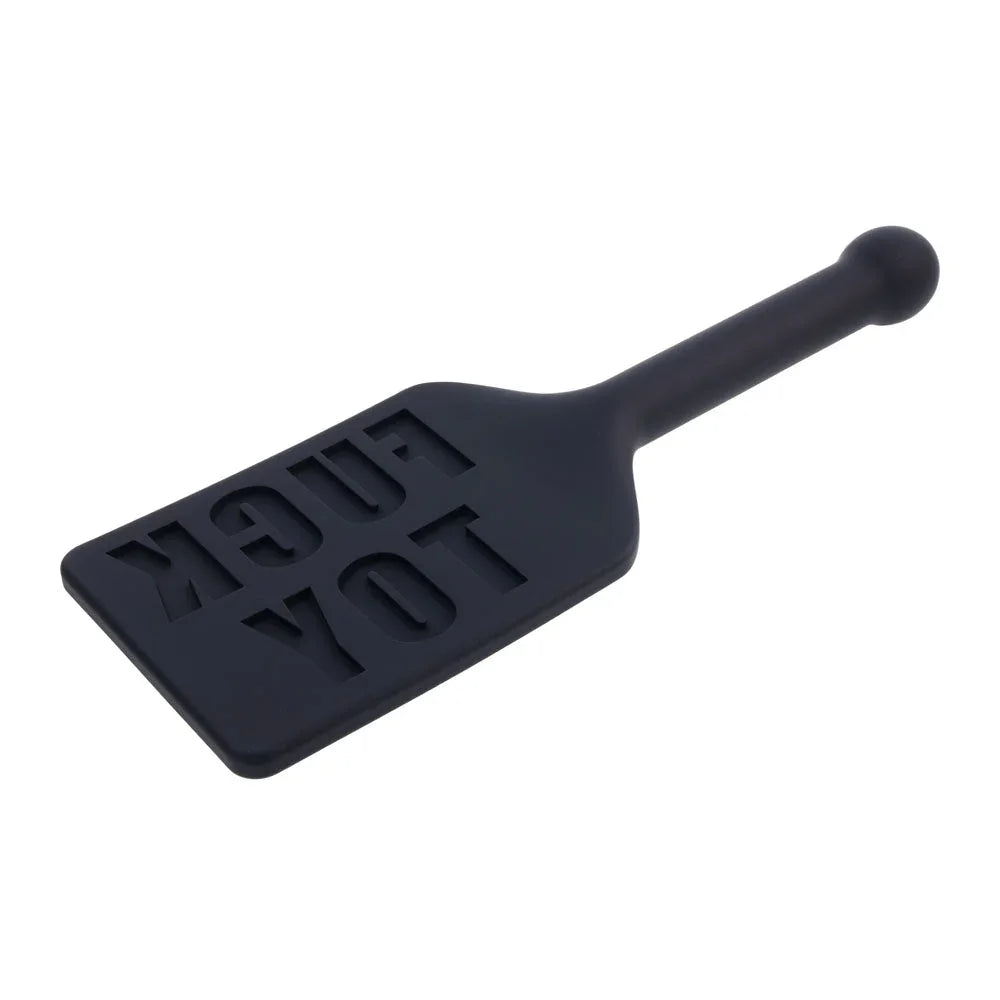 EDGE FUCK TOY Silicone Paddle - Black Silicone Spanking Paddle – Sex toys NZ by Naughtyhut. Discreet delivery nationwide.