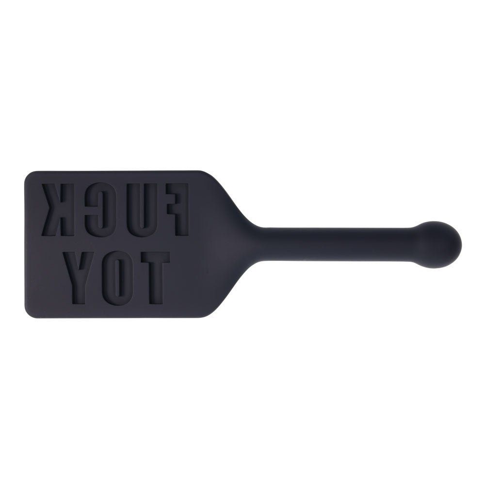 EDGE FUCK TOY Silicone Paddle - Black Silicone Spanking Paddle – Sex toys NZ by Naughtyhut. Discreet delivery nationwide.