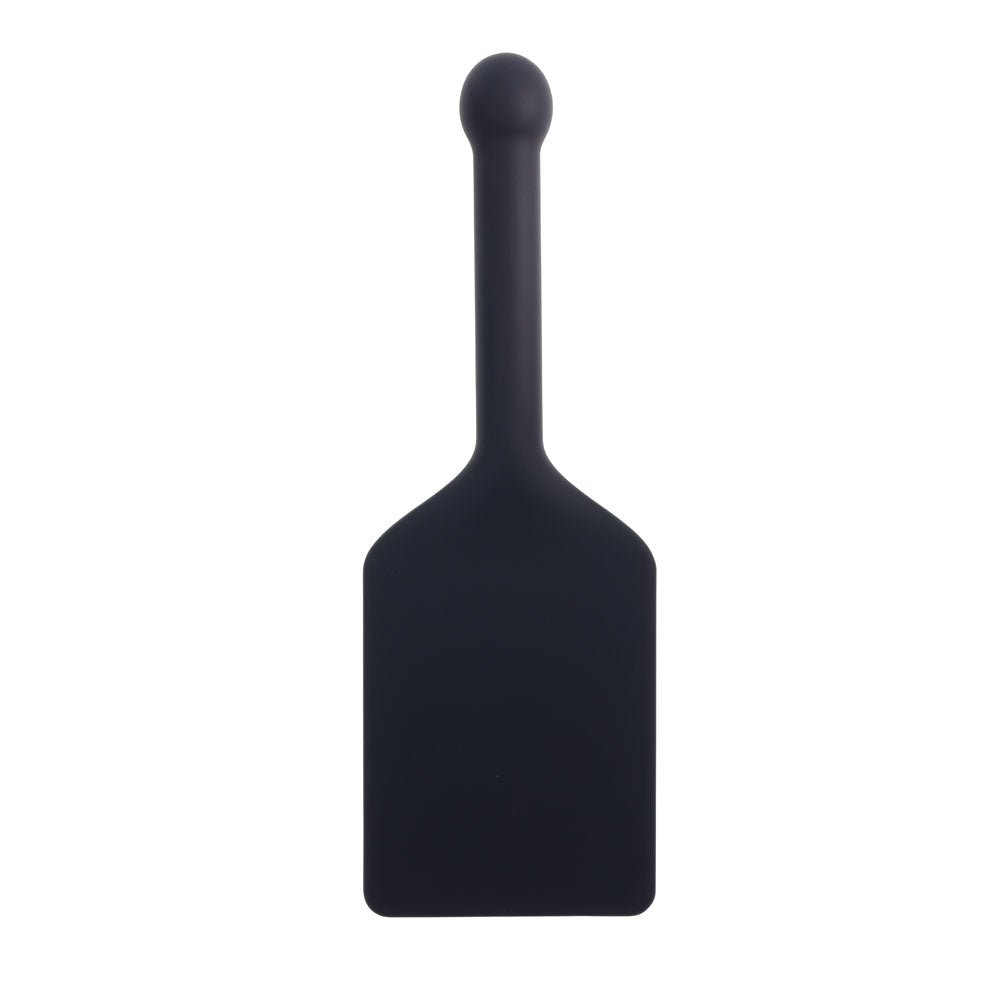 EDGE FUCK TOY Silicone Paddle - Black Silicone Spanking Paddle – Sex toys NZ by Naughtyhut. Discreet delivery nationwide.