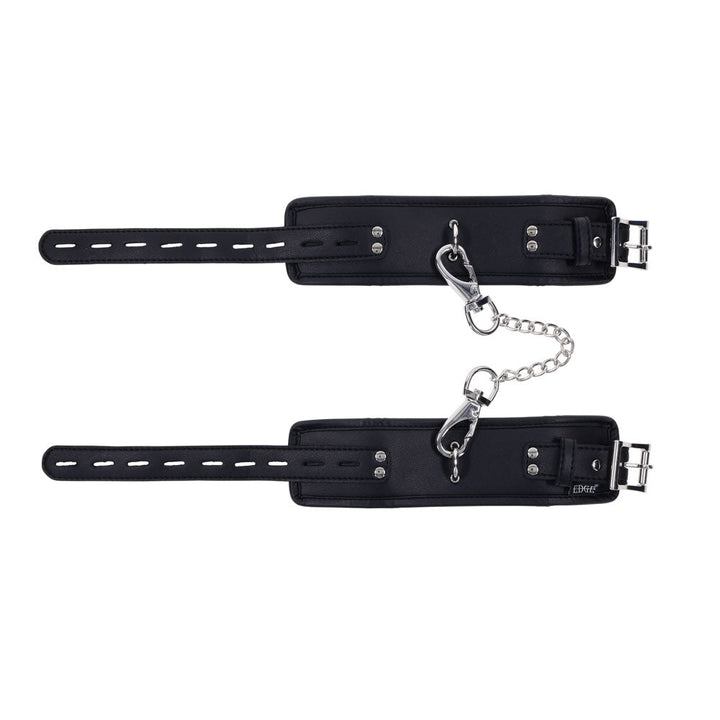 EDGE Handcuffs - Black Restraints – Sex toys NZ by Naughtyhut. Discreet delivery nationwide.
