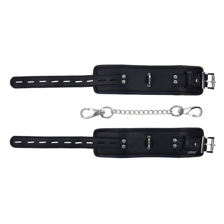 EDGE Handcuffs - Black Restraints – Sex toys NZ by Naughtyhut. Discreet delivery nationwide.