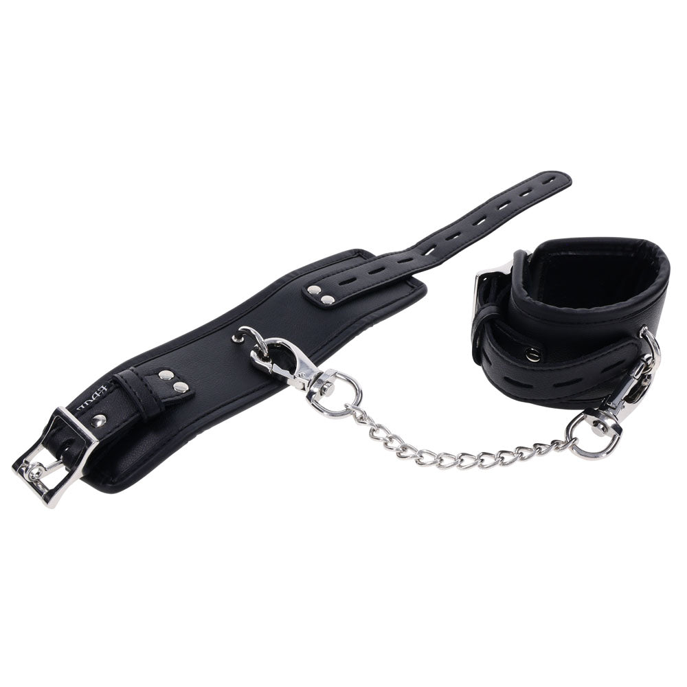 EDGE Handcuffs - Black Restraints – Sex toys NZ by Naughtyhut. Discreet delivery nationwide.