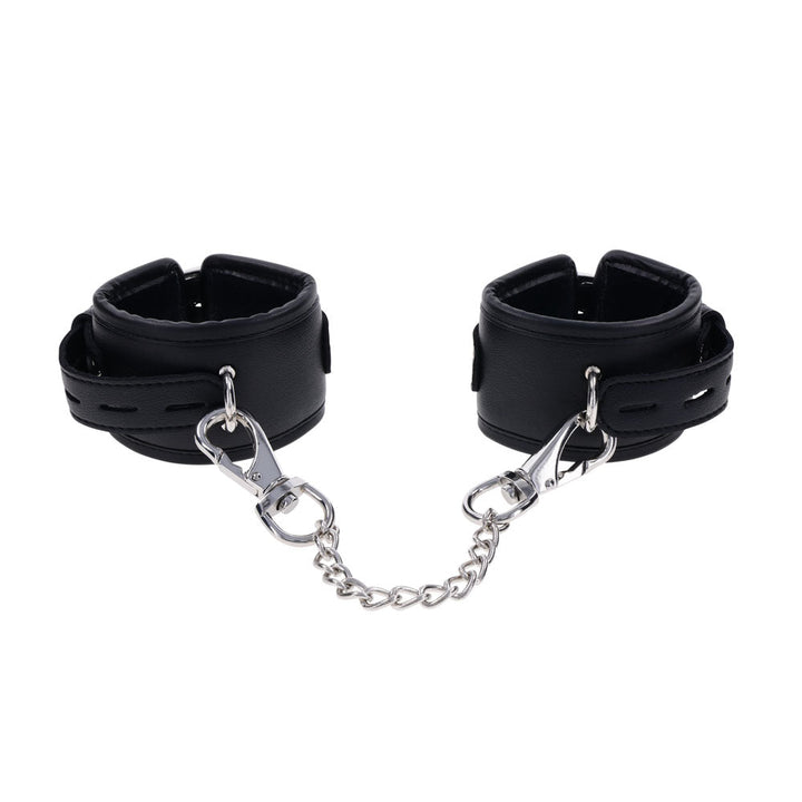 EDGE Handcuffs - Black Restraints – Sex toys NZ by Naughtyhut. Discreet delivery nationwide.