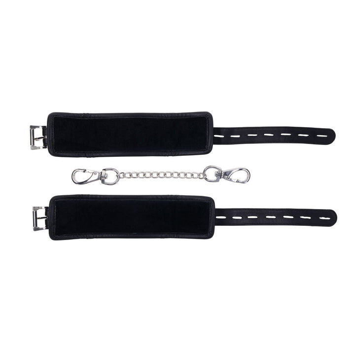 EDGE Handcuffs - Black Restraints – Sex toys NZ by Naughtyhut. Discreet delivery nationwide.