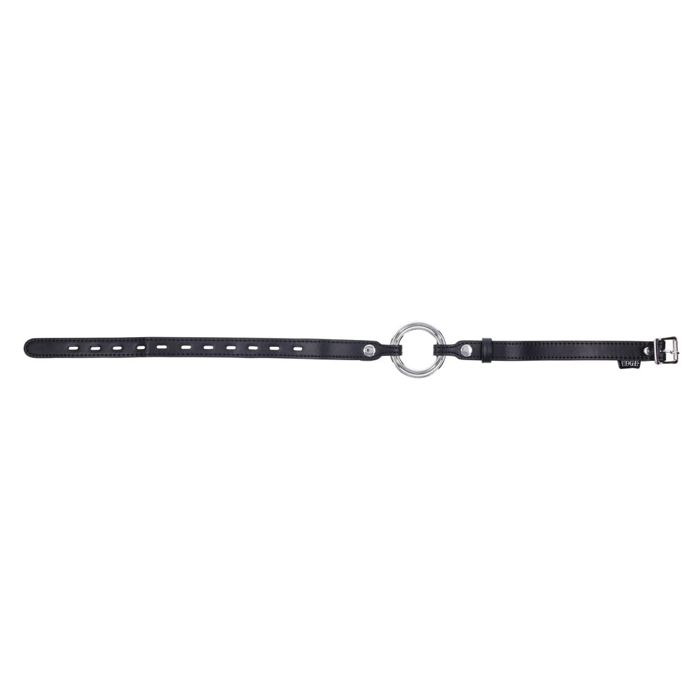 Buy EDGE Interchangeable Ring Gag - Black Mouth Gag Restraint with 2 Interchangeable Pieces – Naughtyhut NZ sex toys online. Discreet delivery & top brands.