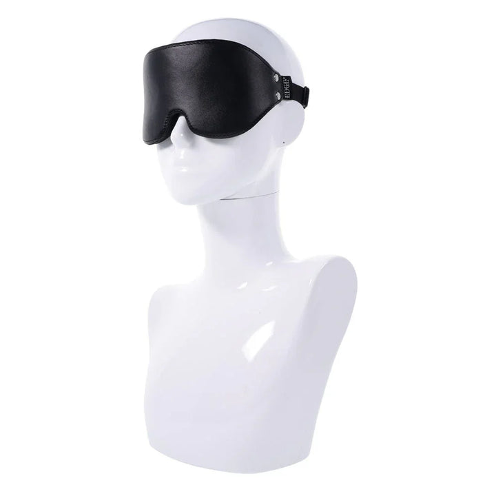 EDGE Lights Out Blindfold worn on a white mannequin head