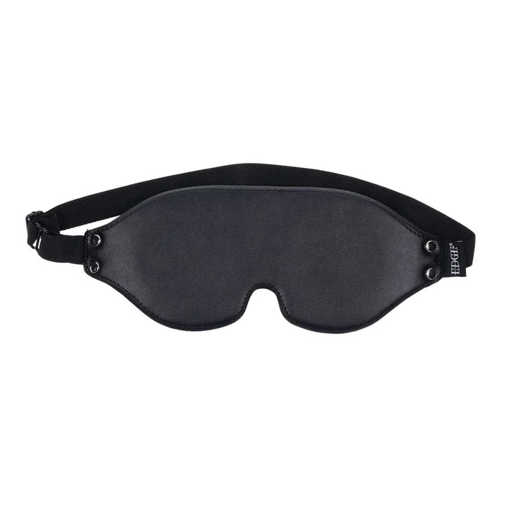 EDGE Lights Out Blindfold angled, showing the adjustable elastic strap