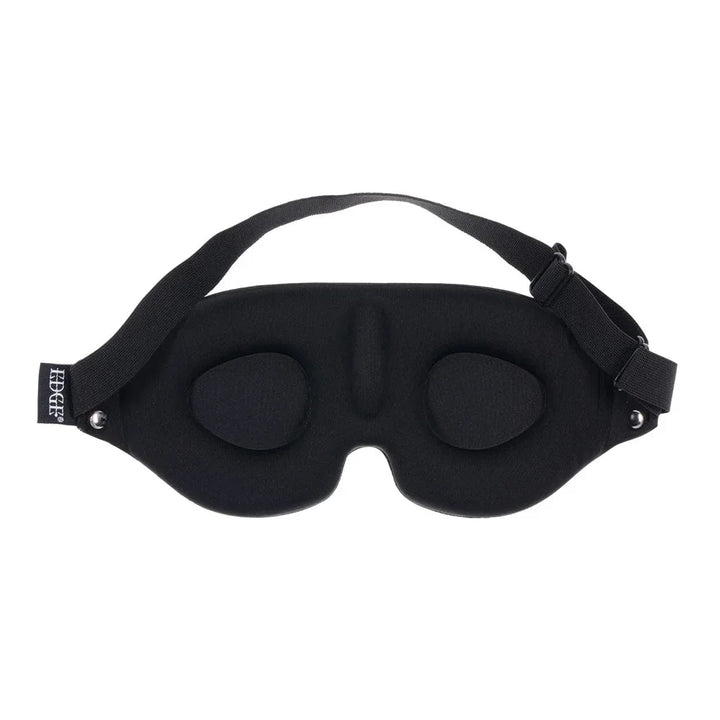 Inside of the EDGE Lights Out Blindfold showing the moulded eye cups and strap