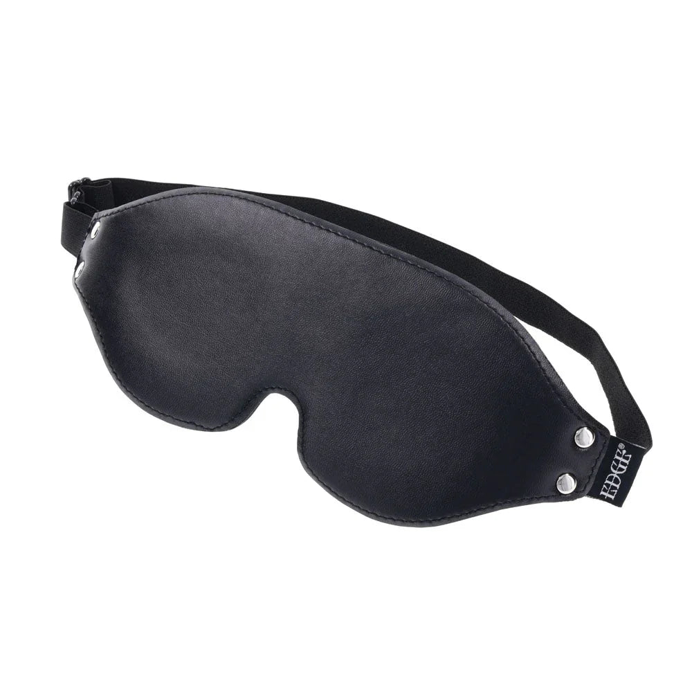 EDGE Lights Out Blindfold at a three-quarter angle, sliders on the strap