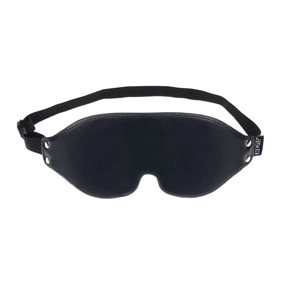 EDGE Lights Out Blindfold with the head strap arcing above the mask