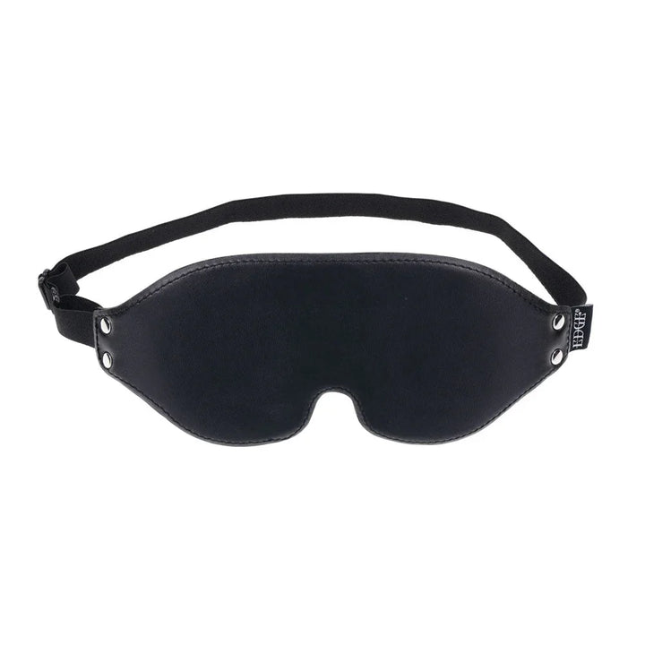 EDGE Lights Out Blindfold with the head strap arcing above the mask