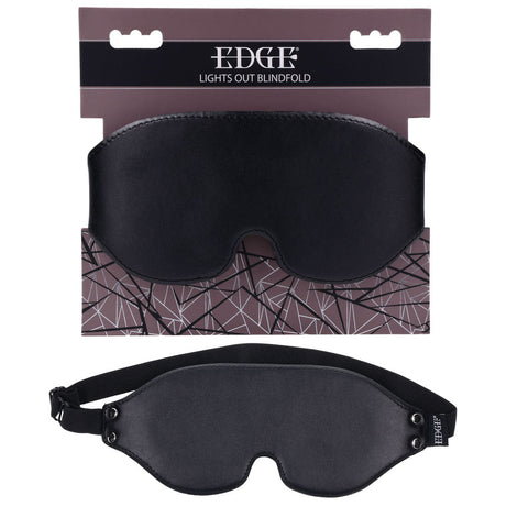 Buy EDGE Lights Out Blindfold - Black Eyemask Restraint – Naughtyhut NZ sex toys online. Discreet delivery & top brands.