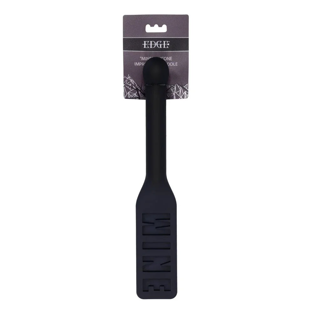 EDGE MINE Silicone Paddle - Black Spanking Paddle – Sex toys NZ by Naughtyhut. Discreet delivery nationwide.