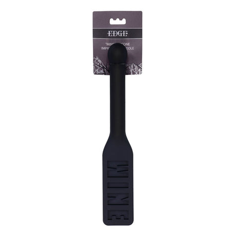Buy EDGE MINE Silicone Paddle - Black Spanking Paddle – Naughtyhut NZ sex toys online. Discreet delivery & top brands.