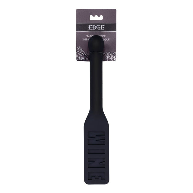Buy EDGE MINE Silicone Paddle - Black Spanking Paddle – Naughtyhut NZ sex toys online. Discreet delivery & top brands.