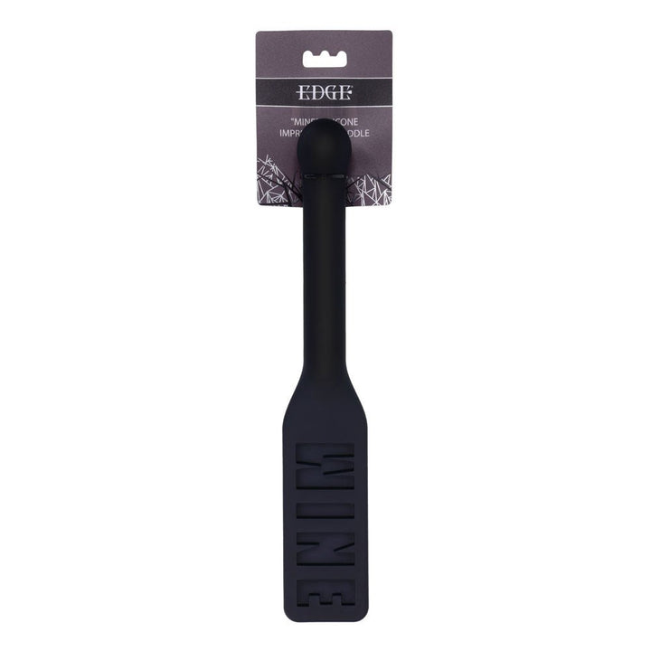 EDGE MINE Silicone Paddle - Black Spanking Paddle – Sex toys NZ by Naughtyhut. Discreet delivery nationwide.
