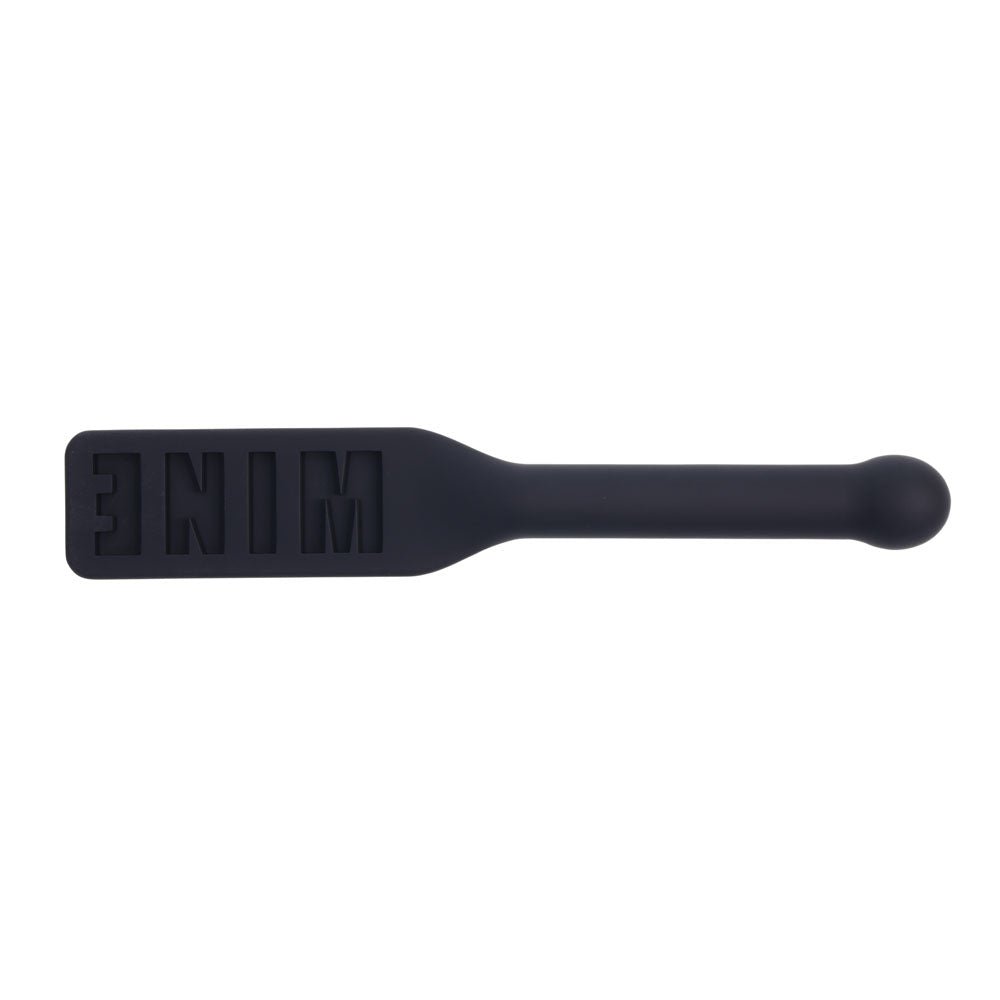 EDGE MINE Silicone Paddle - Black Spanking Paddle – Sex toys NZ by Naughtyhut. Discreet delivery nationwide.
