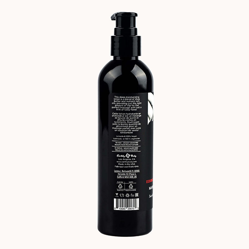 Edible Massage Lotion - Strawberry - Strawberry Flavoured Massage Lotion - 237 ml – Sex toys NZ by Naughtyhut. Discreet delivery nationwide.