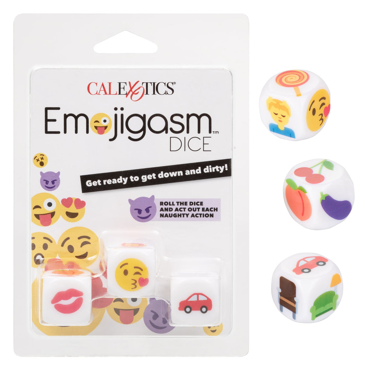 Buy Emojigasm Dice – Naughtyhut NZ sex toys online. Discreet delivery & top brands.