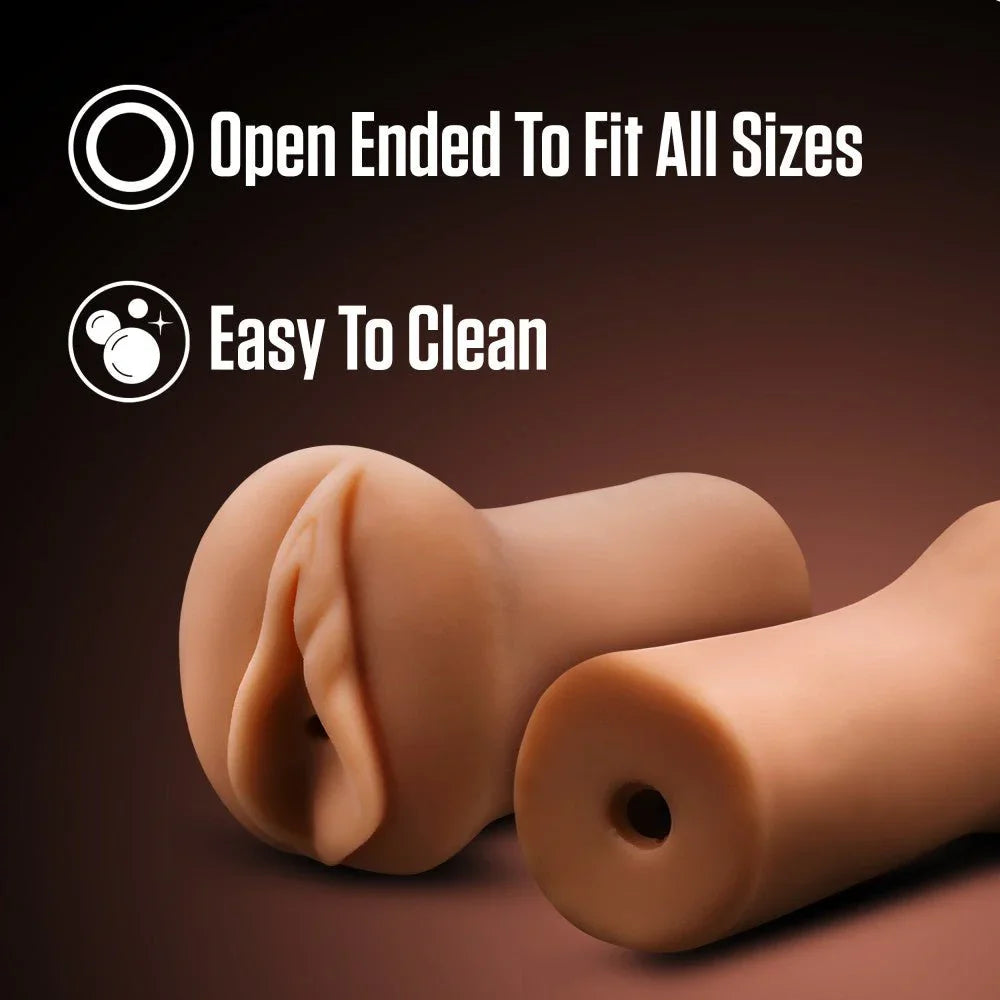 Molly stroker feature panel: open ended to fit all sizes and easy to clean